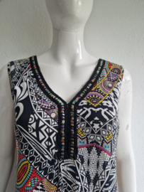 Batida maxi dress. Maat 3, All over print.