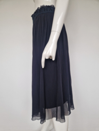 Deha zwarte tule midirok maat L met elastische logoband