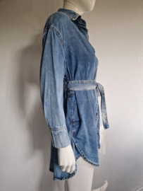 Liu Jo denim blouse. Maat 36/38. Blauw.