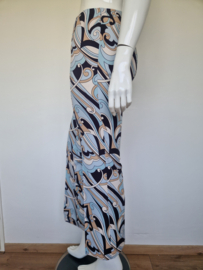Cambio pantalon. Maat 40, Lichtblauw/print.