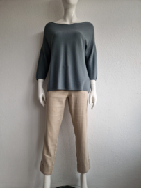 Cambio cropped pantalon. Maat 38, Beige/linnen.