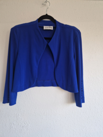 Joseph Ribkoff bolero jasje. Maat 38, Kobaltblauw.