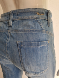 Cambio jeans Piper. Maat 38, Blauw.