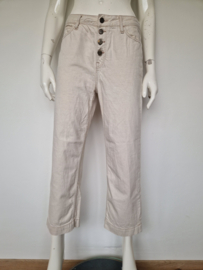 Lee wide leg jeans Button fly. Maat W29 L31. Beige