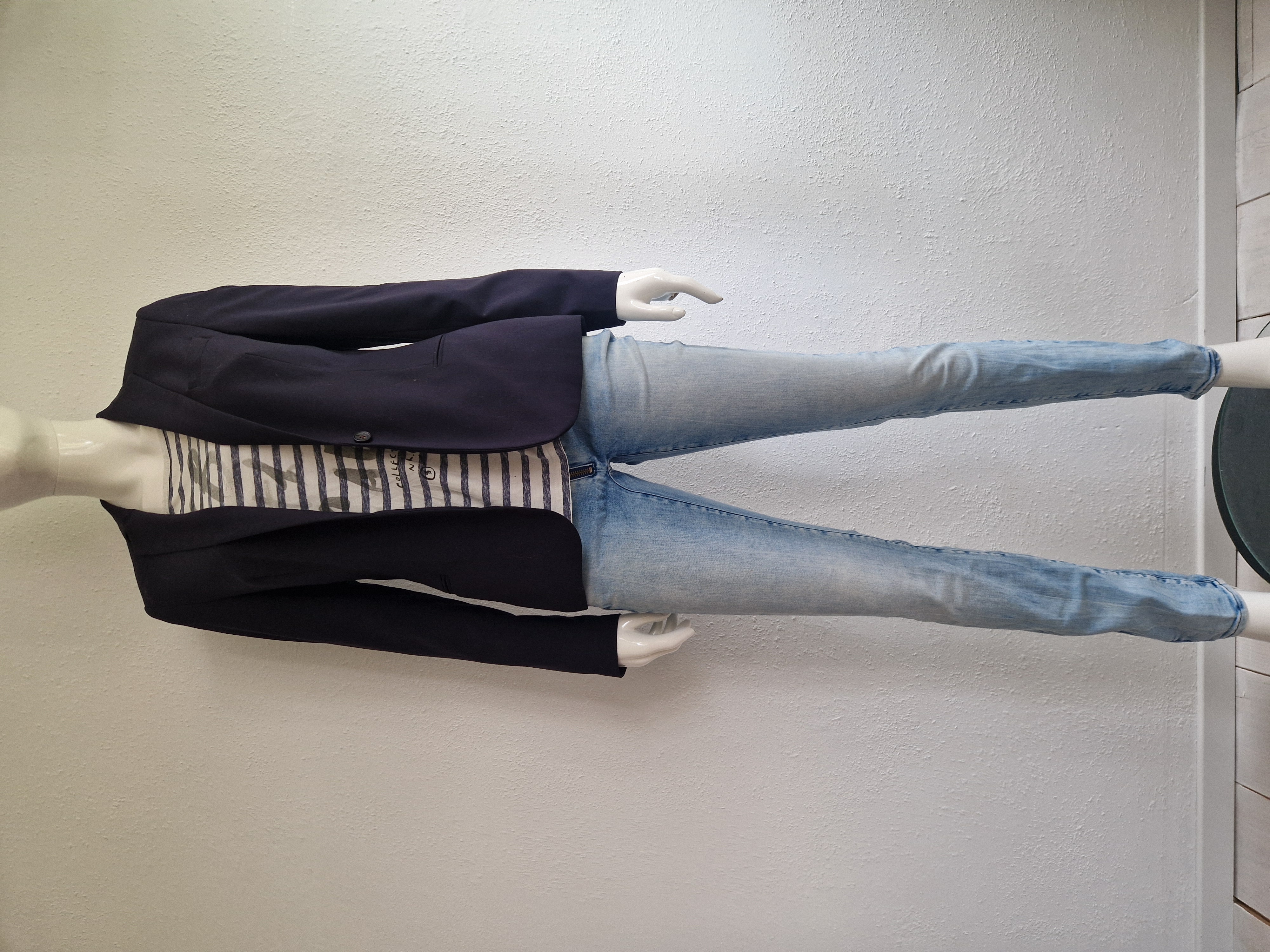 Maison Scotch blazer. Maat 3, Donkerblauw.