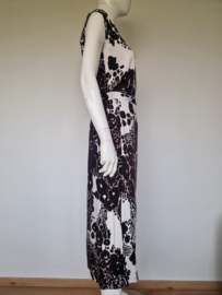 Marc Aurel set (rok en blouse. Maat 38. Bruin/crème.