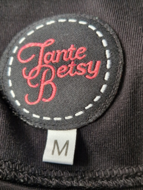 Tante Betsy jurk. Maat M. Zwart/crème.
