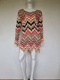 Marc Cain kleurrijke zigzag tuniek/jurk. Maat N3
