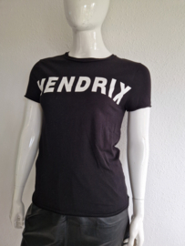 Laundry Industry t-shirt. Maat 3, Zwart/tekst.