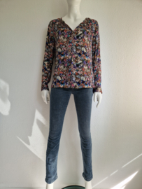 Dea Kudibal blouse. Maat L. Vlinderprint/zijde.