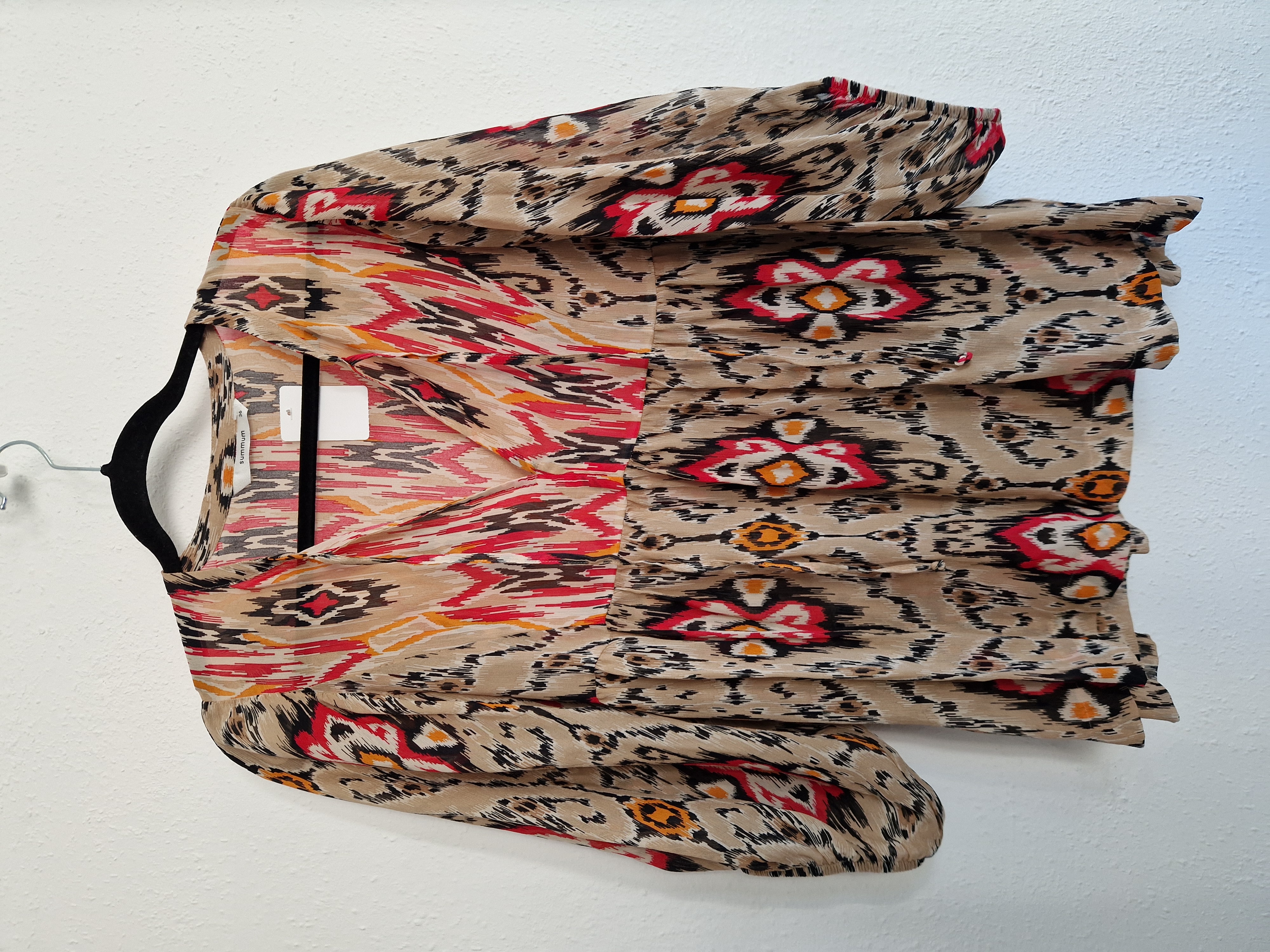 Summum blouse top. Maat 36, Roze/beige.