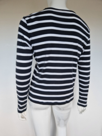 Ralph Lauren trui | Maat XL | Zwart/wit gestreept |