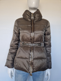 Elisabetta Franchi padded jacket. Mt. 42, Olijfgroen.