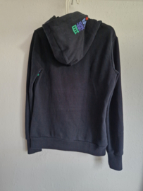 Superdry rainbow hoodie. Maat 38, Zwart.