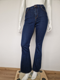Fabienne Chapot flared jeans. Maat 31. Donkerblauw.