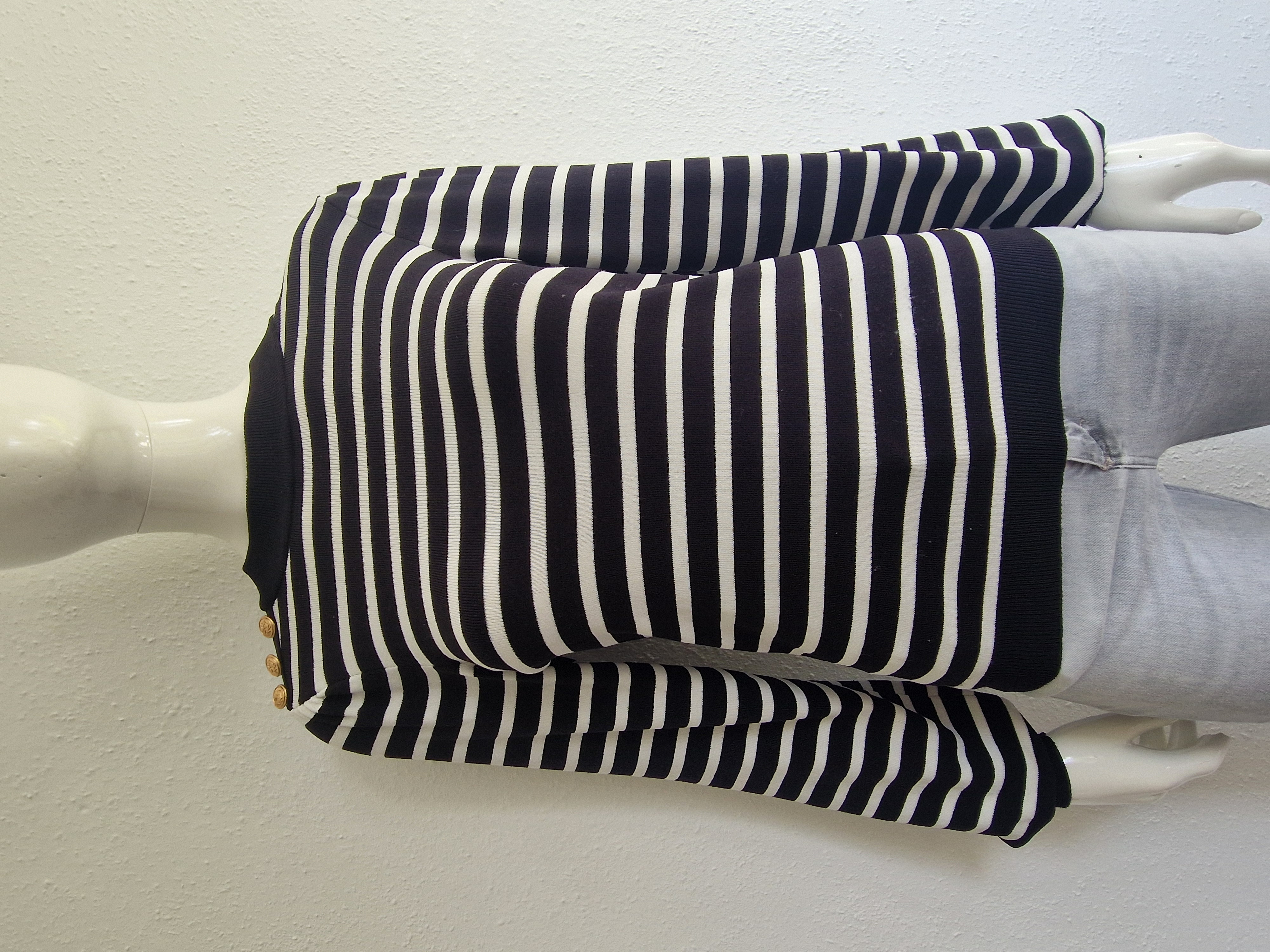 Studio Anneloes Luna Stripe pullover. Maat M. Zwart/wit.
