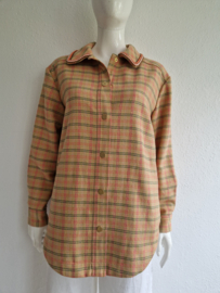 Scotch & Soda tussenjas. Maat S. Lichtoranje/ruit