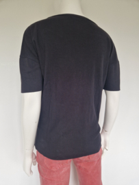 Luisa Cerano T-shirt. Maat 36, Zwart