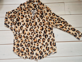 Fabienne Chapot blouse Lily Cato. Maat 42, Bruintinten.