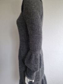 Marc Cain vest. Maat 3,Grijs/wolblend.