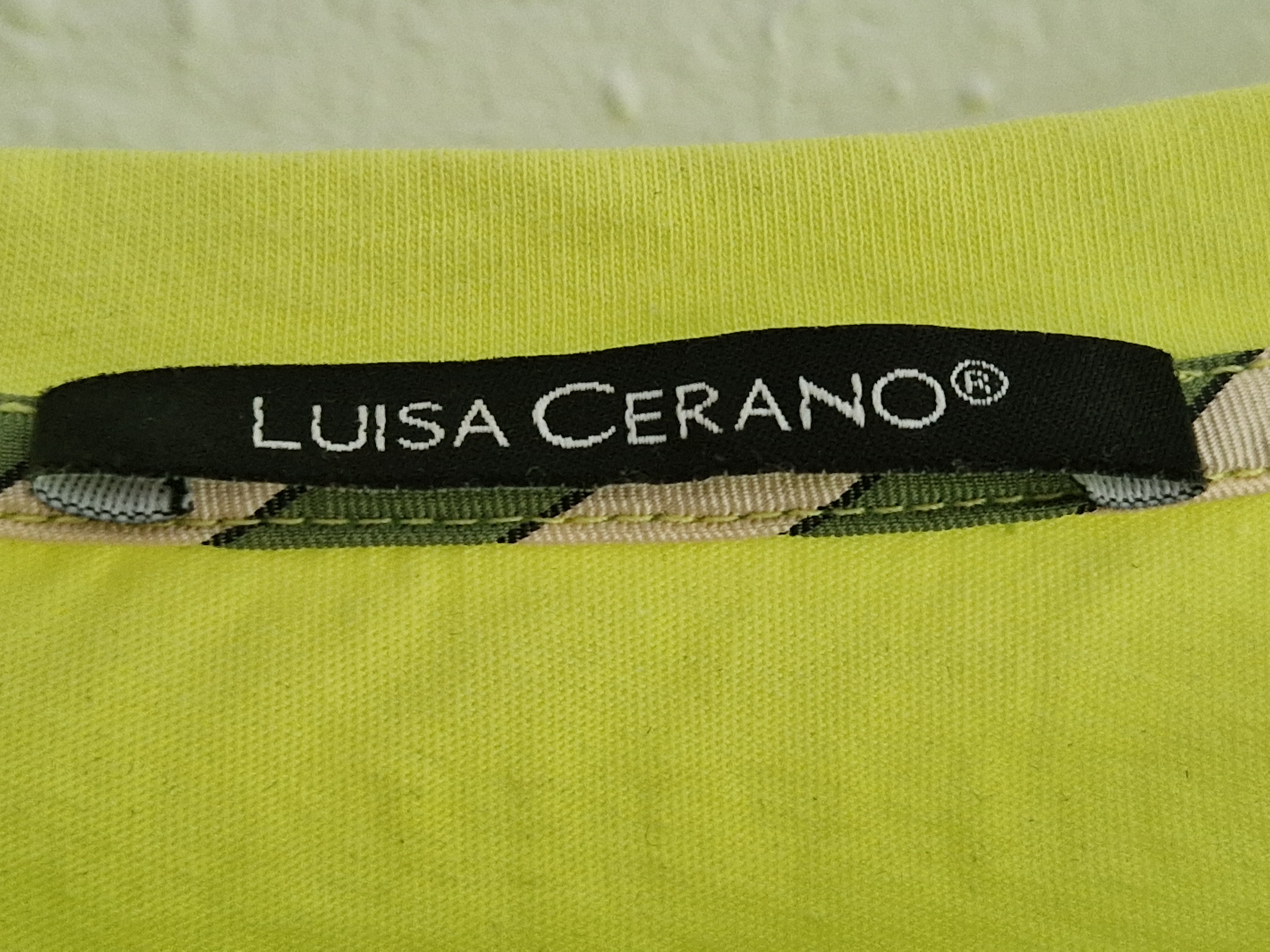 Luisa Cerano shirt. Maat 42, Lime.