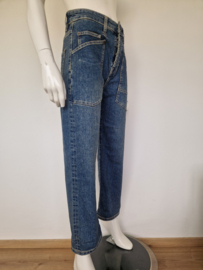 MAC Jeans Baggy | Maat 34 | blauw/glimmers |