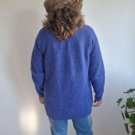 Studio Anneloes gebreid vest | Maat S | Blauw |