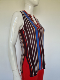 Missoni mouwloze gebreide top. Maat 36/38,