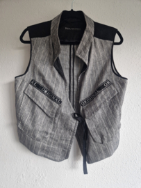 Beate Heymann gilet. Maat 42, Grijs.