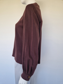 Riani luxe blouse/jasje. Maat 38. Bruin/lyocell