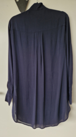 Marc O'Polo blouse. Mt. 38, Donkerblauw.