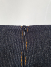 Natan denim designer rok. Maat 44, Donkerblauw.