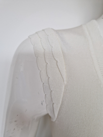 Ted Baker top. Maat 2, Roomwit.