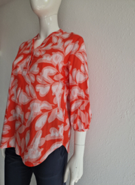 Eterna blouse top. Maat 38, All over print.