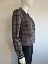 Florèz blazer. Maat L.Grijs/ruit.