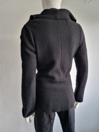 Nicowa vest. Maat 38, Zwart/wol.