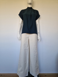 Dante 6 blouse. Maat 2, Smaragdgroen