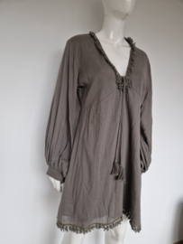 IBZ Mode tuniek. Maat 40/42. Olijfgroen.