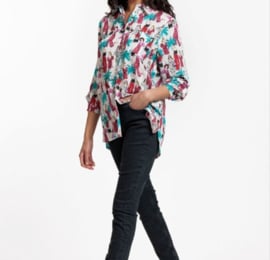 Studio Anneloes Bowie People Crepe blouse. Maat XXL.