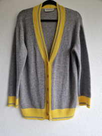 Ermanno Scervino vest. Maat 38, Grijs/kasjmier.