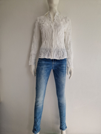 Stenau blouse. Maat 36/38, Wit.