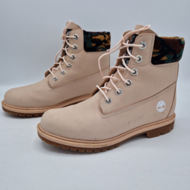 Timberland boots. Maat 40. Zachtroze/legerprint rib.