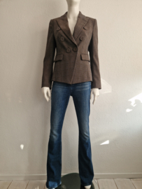 Luisa Cerano blazer. Maat 38. Grijs/blauw