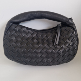Mercer & Madison leren handtas | Zwart |