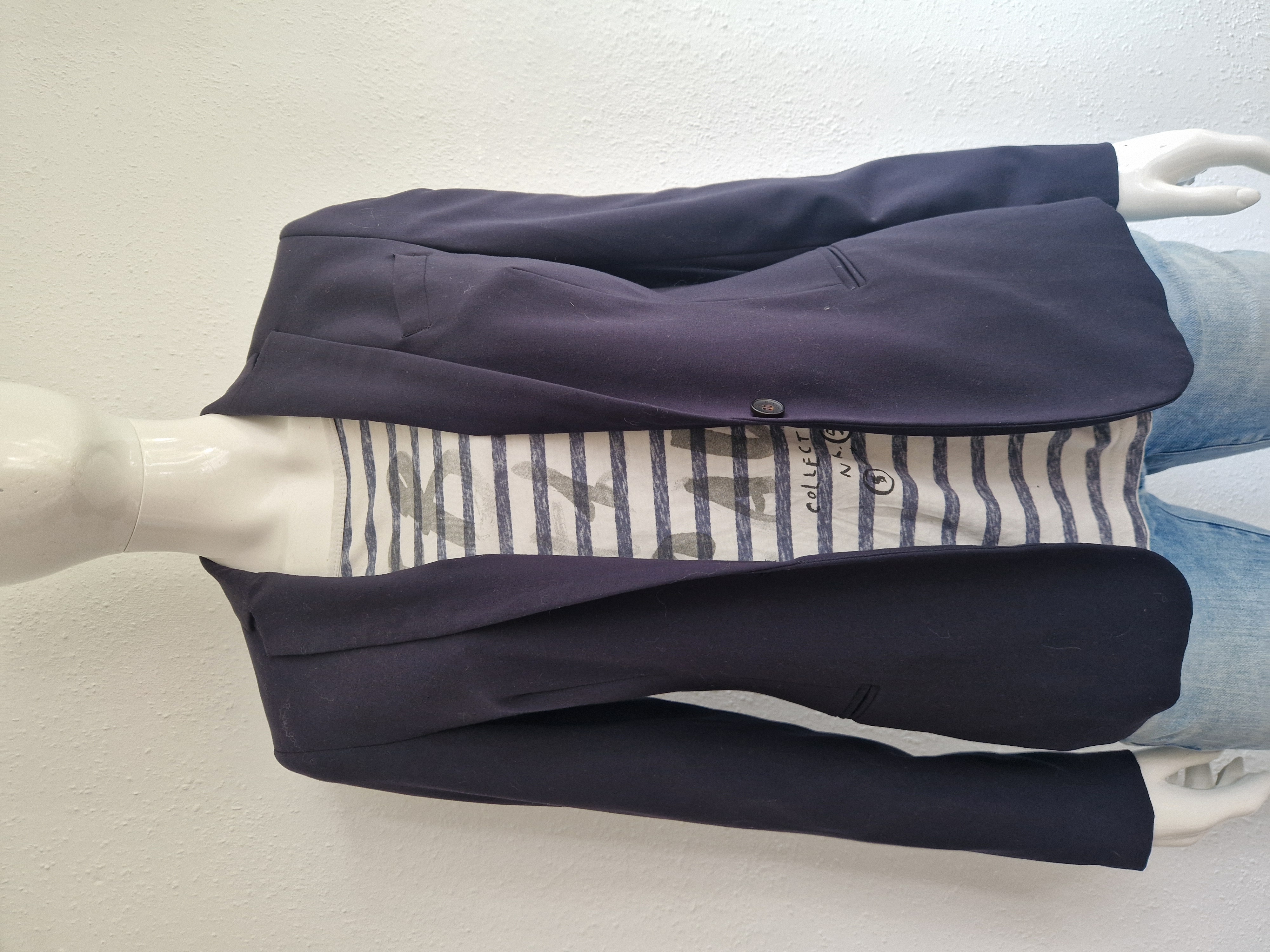 Maison Scotch blazer. Maat 3, Donkerblauw.