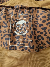 Joules regenjas. Maat 38, Bruin/luipaardprint.