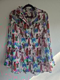 Studio Anneloes Bowie People Crepe blouse. Maat XXL.