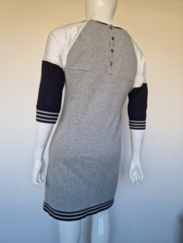 Anna Blue jurk. Maat 42, Grijs/zwart