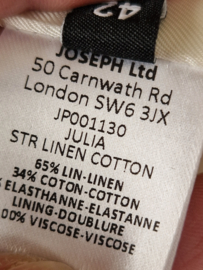 JOSEPH Julia designer blazer | Maat 42 | Crème