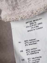 YAYA Women funnel neck sweater. Maat XL. zand/beige